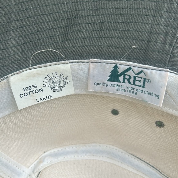 Vintage REI adventure hat made in USA size Large - Picture 3 of 6